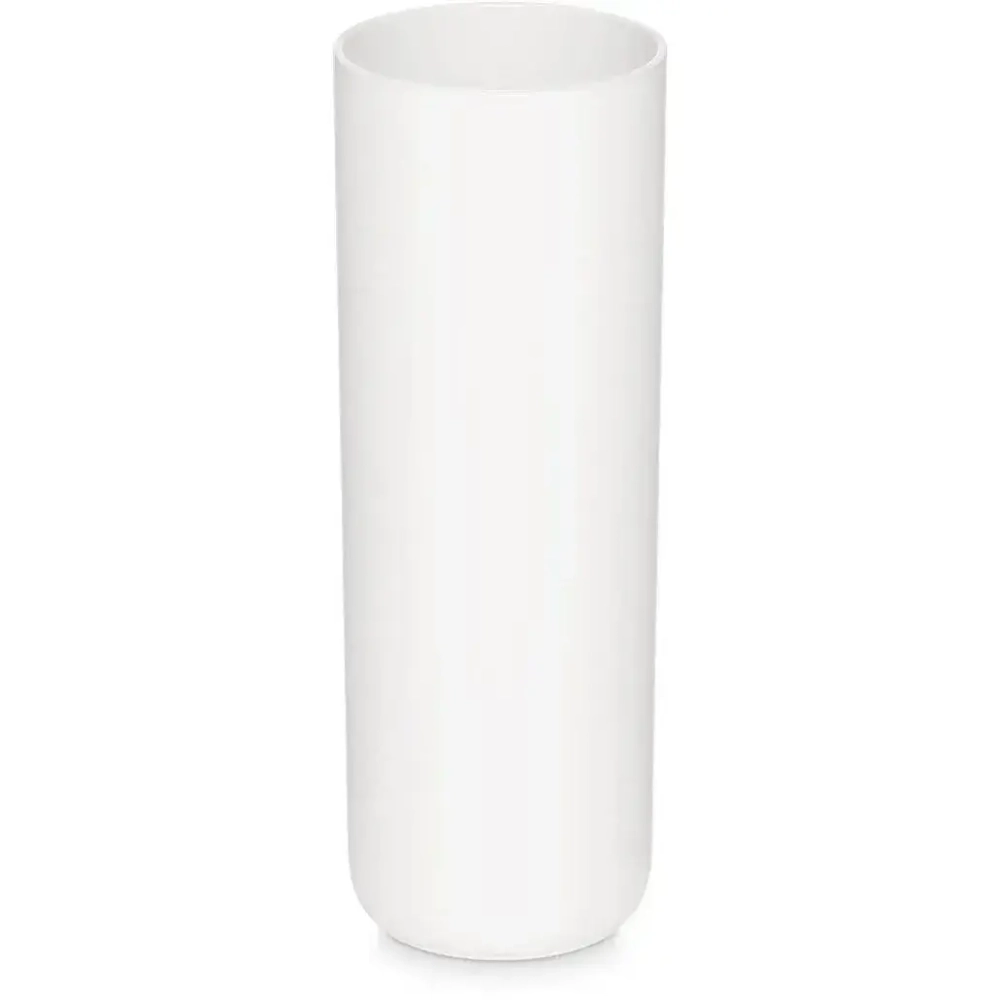 Ваза д/цветов Д90мм,В255мм (белый)