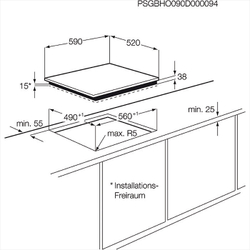 Электрическая варочная панель Electrolux EHF6241FOK