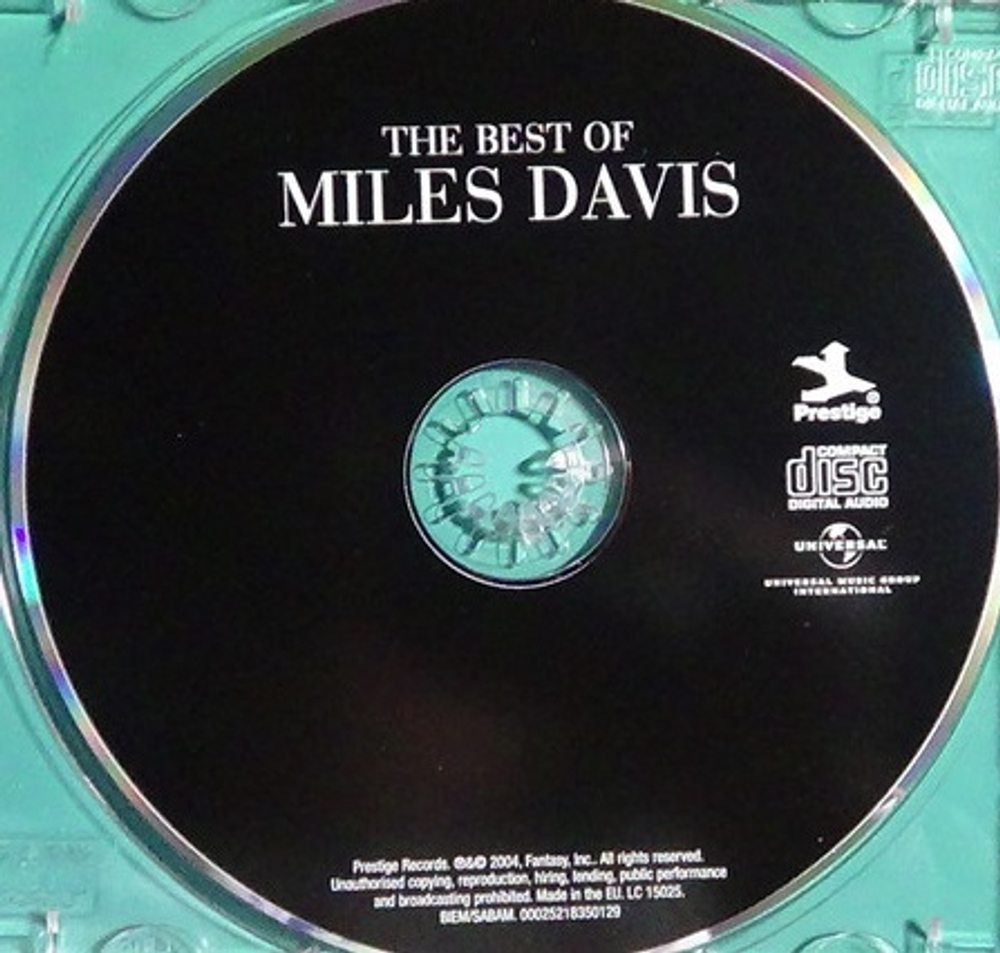 CD Miles Davis - The Best Of Miles Davis (Европа 2004г.)