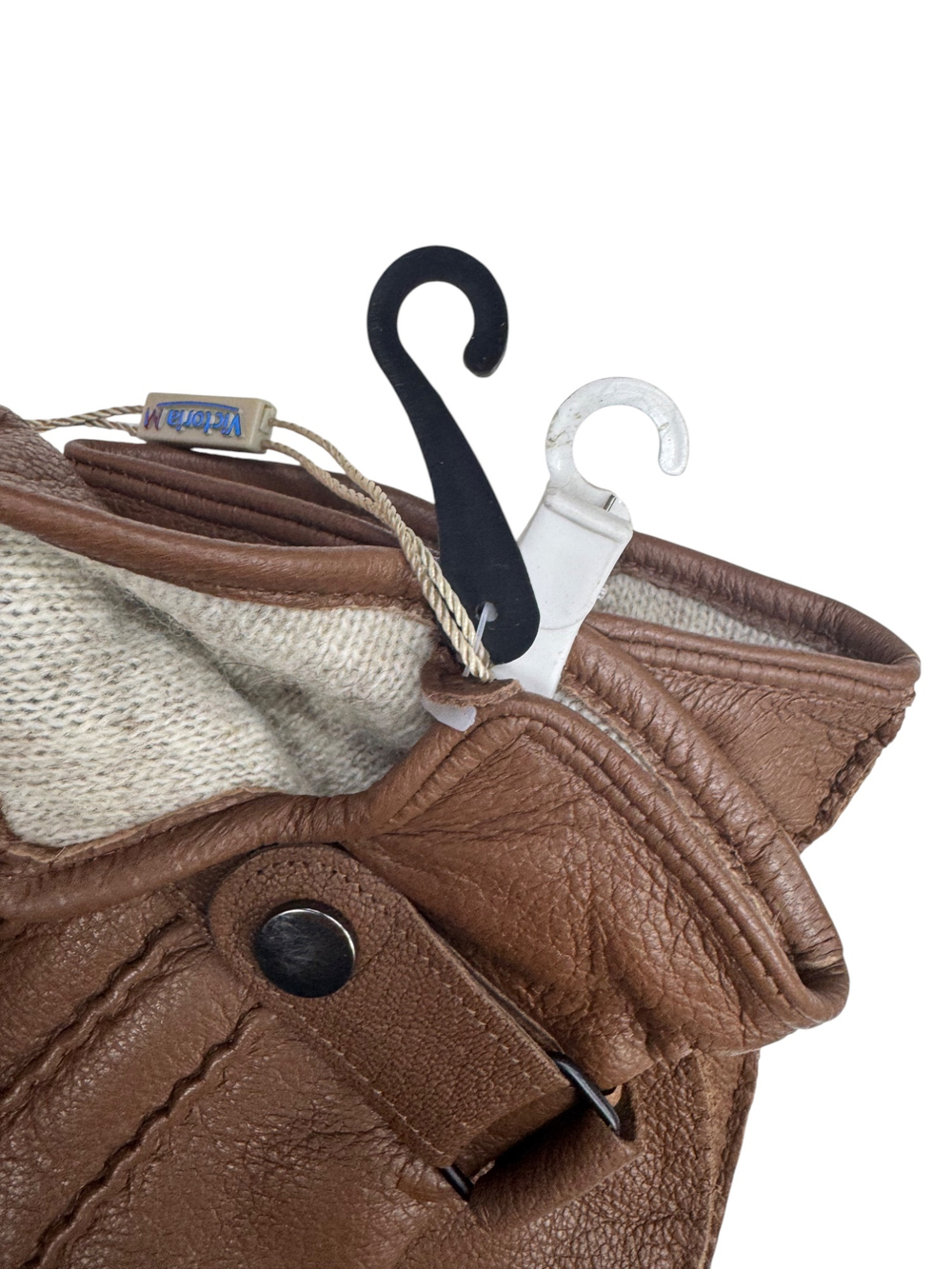 Перчатки. Мужские. Материал верха: Кожа оленя. Подклад: Трикотаж-шерсть. 5 шт в упаковке.