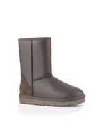 SHORT METALLIC II-chocolate