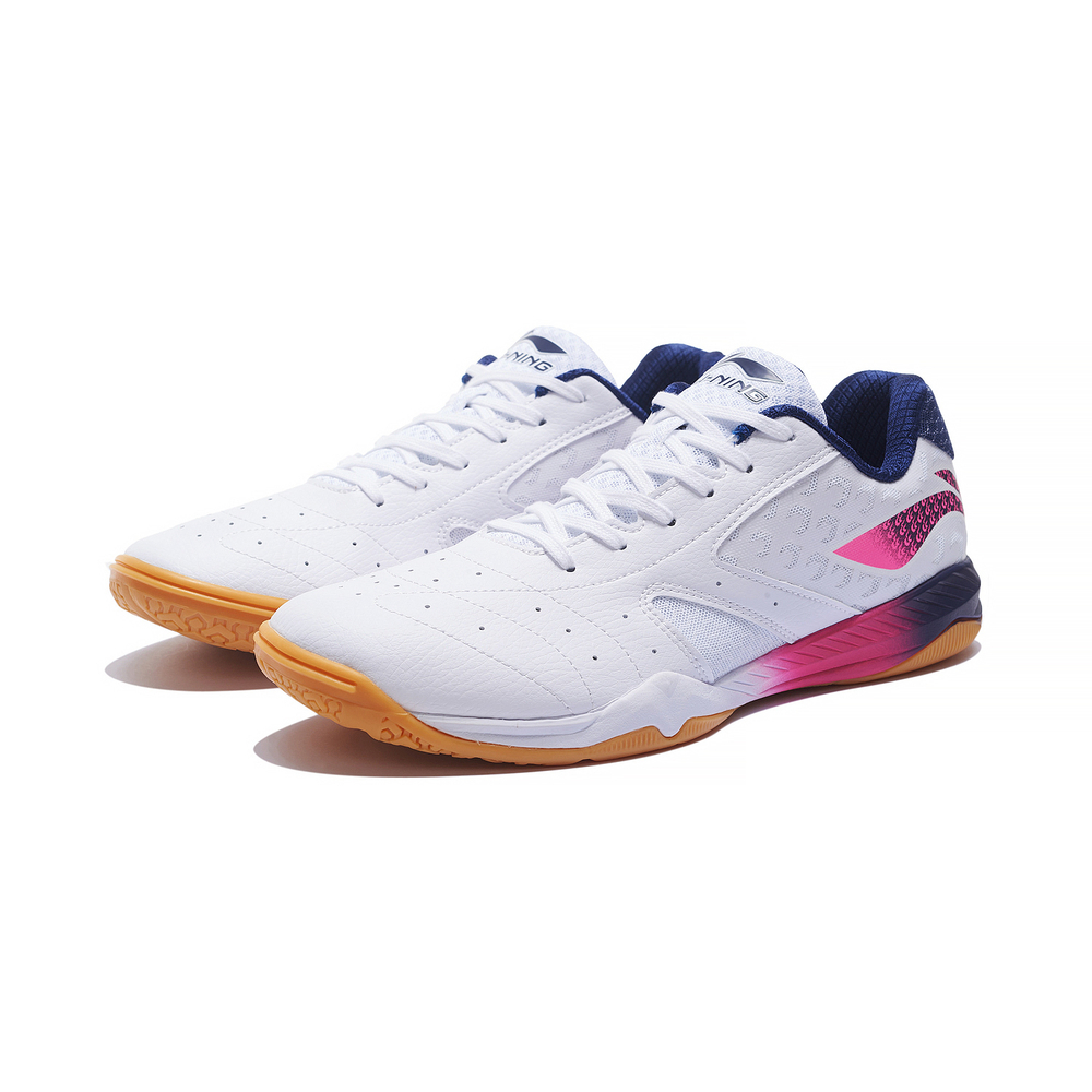 Li Ning Slip Resistant, Abrasion Resistant, Breathable Low top Training Shoes Unisex White