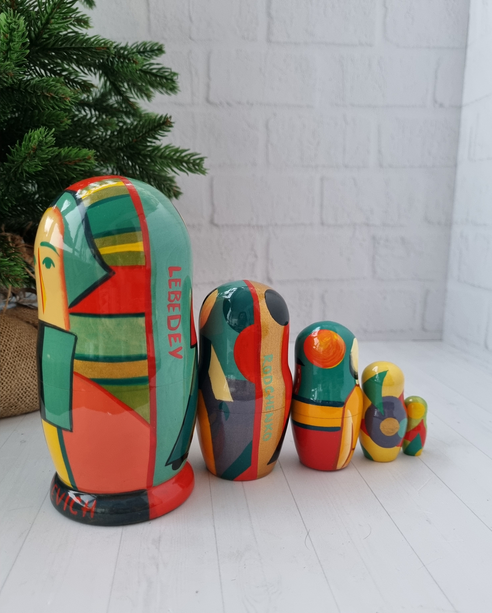 Матрёшка 5м 15см Малевич-Кандинский