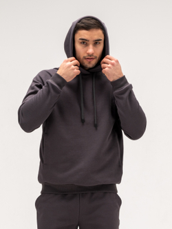 Костюм мужской спортивный теплый. Графит