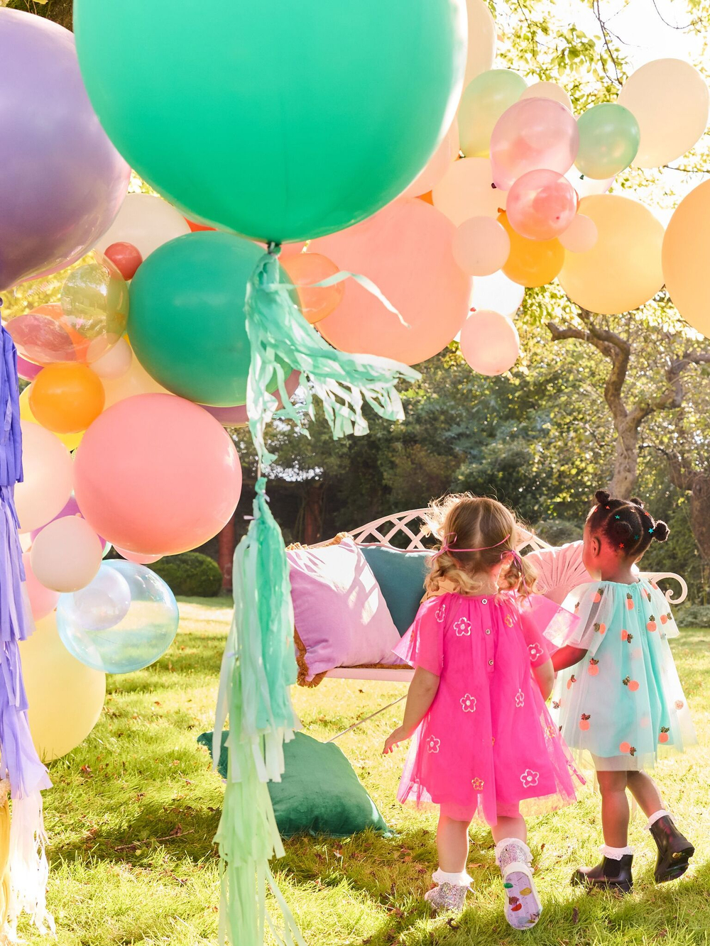 Платье для девочки Next AH5-511, Фуксия