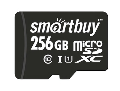 256 Gb microSD Smartbuy Class 10 USH-1 без адаптера