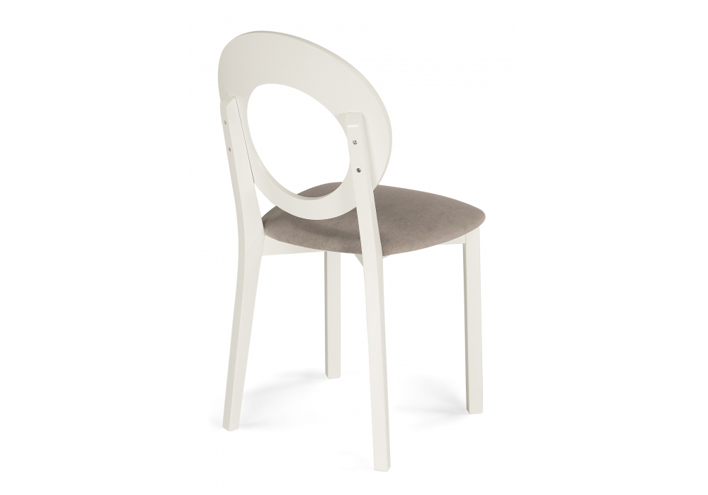 Стул деревянный Woodville Марти ткань MR 27, слоновая кость