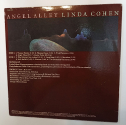 Винтажная виниловая пластинка LP Linda Cohen Angel Alley (USA 1982)