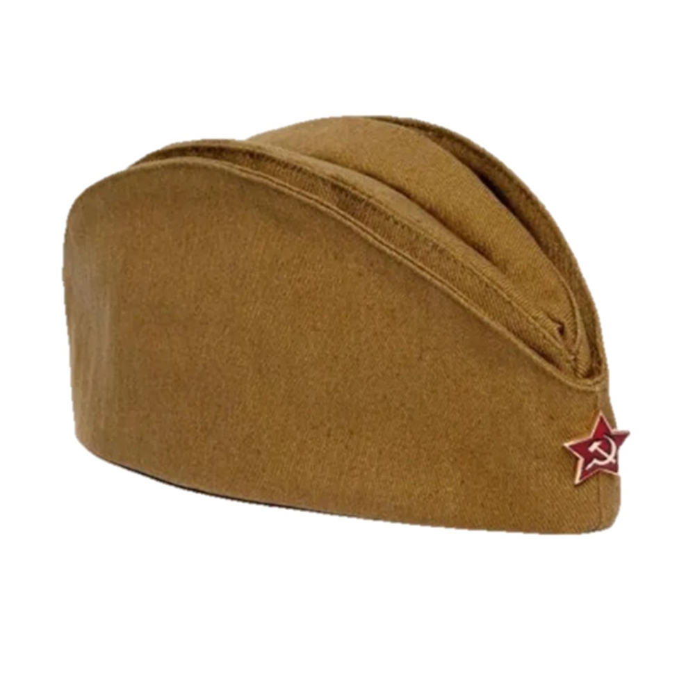 Военная пилотка со звездой из текстиля, размер 54-56