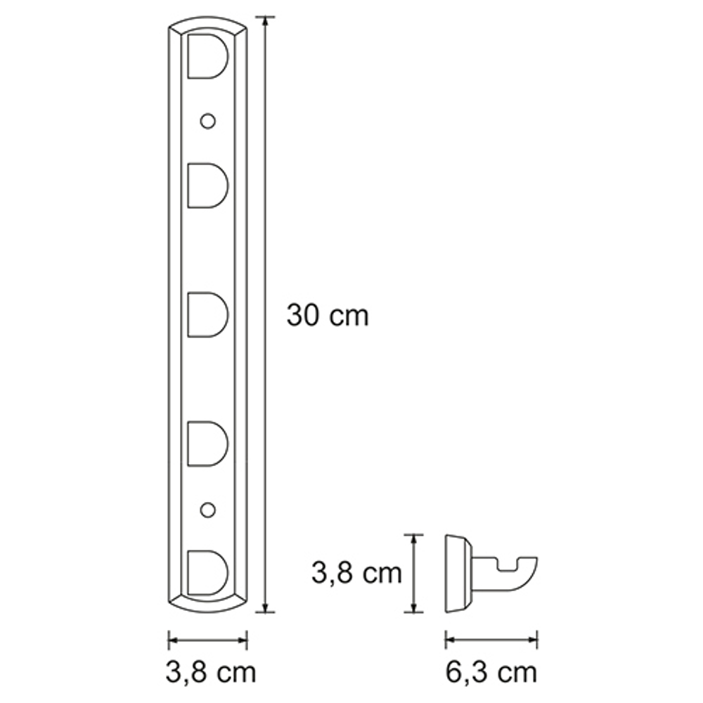 Kammel K-8375 Кронштейн настенный 5 крючков