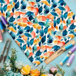 Ткань премиум сатин красочные перемены