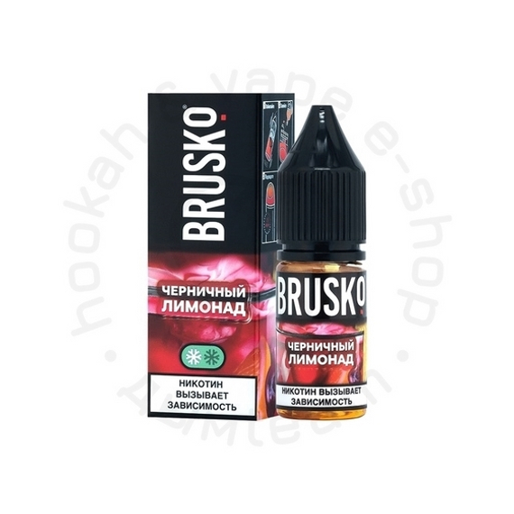 Жидкость BRUSKO Salt, 10 мл, Черничный лимонад, 2 (М)