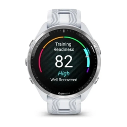 Умные часы Garmin Forerunner 965 Titanium White, спортивный ремешок "White" (010-02809-11)