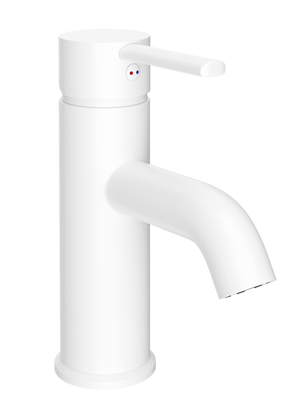 Смеситель для раковины DIWO Элиста DW-EL02WH матовый белый