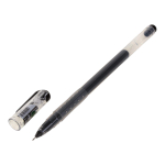 Ручка гель 0,4мм. черная, одноразовая