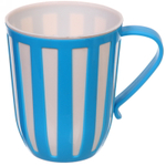 Кружка пластиковая 450мл «Полоски», цвета микс