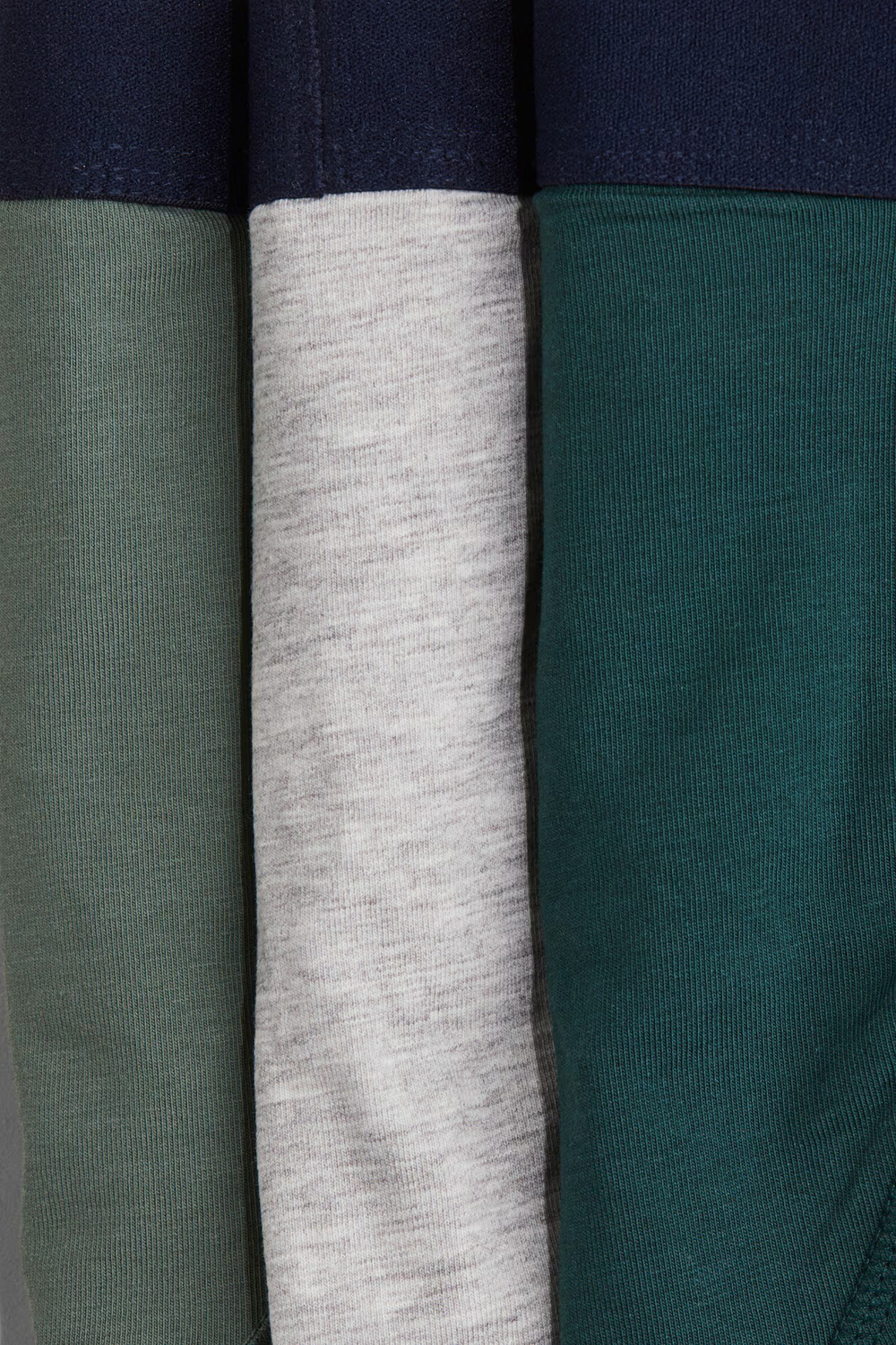 H&M Набор из десятии трусов-боксеров, зеленый/серый