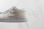 Jordan 1 Low Canvas Grey Cream