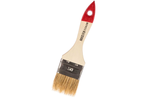 Кисть флейцевая натур щетина 55% топс лакировручка ширина 50 мм MASTER COLOR 30-0013