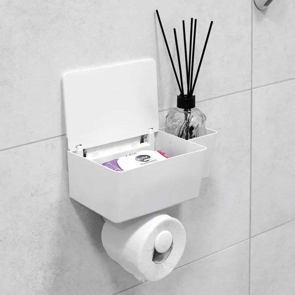 Полка для ванной "Glomma", снежно-белый