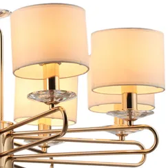 Люстра потолочная ILLUMICO E14  IL6196-8P-17 GD