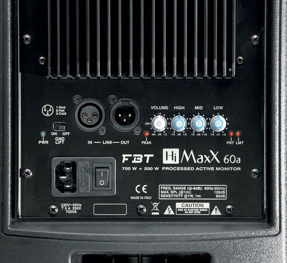 FBT HiMaxX 60A активная АС, 1100Вт, динамик 15 дюймов
