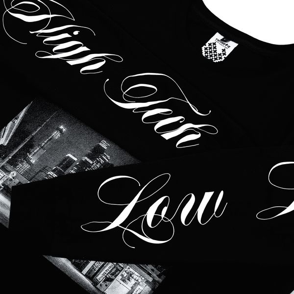 Лонгслив High Tech Low Life черный - фото 3