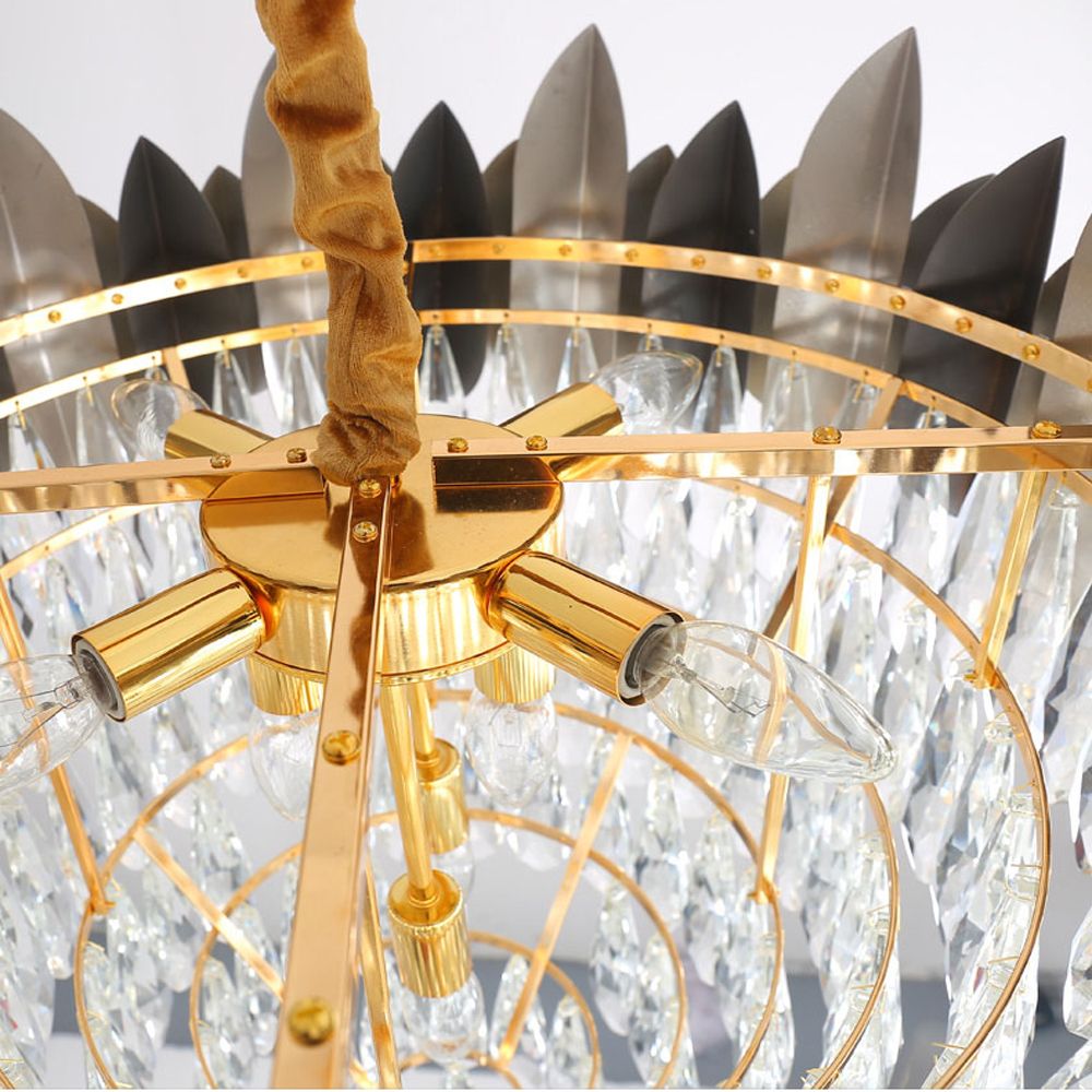 Люстра Jadorel L5+3 gold/black