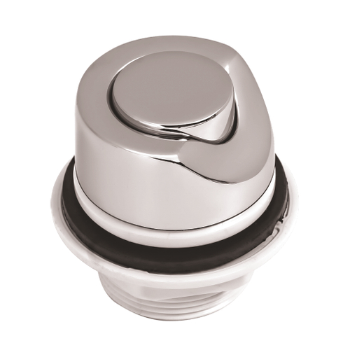 Кнопка включения гидромассажа ДЮНА (металл, хром) 28.090