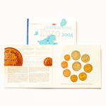 Luxembourg 2004 Year Set + 2 Euro "Effigy and Monogram of Grand Duke Henri"