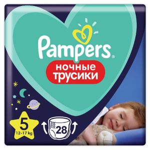 Трусики ночные Pampers 5 12-17 кг 28 шт/упак