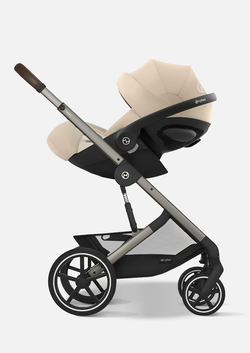 Cybex Детская коляска Balios S Lux BLK 2 в 1 цвет Almond Beige