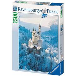 Puzzle Neuschwanstein Castle in Winter 1500p