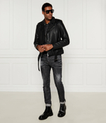 Кожаная куртка Lowis HUGO - черный(50521018)