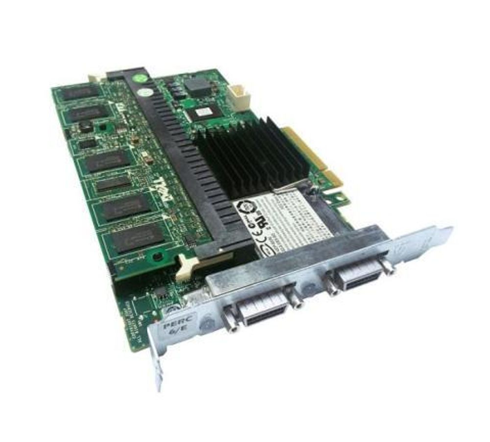 Контроллер Dell PERC6/E SAS Raid Controller, External, PCIe 512MB Cache DK-CONT-P6E-0
