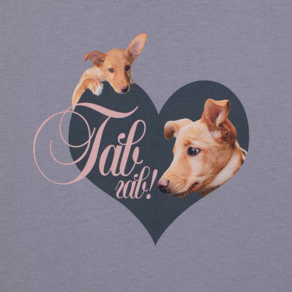 Футболка оверсайз #5 серая - фото 10