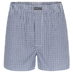 Классические клетчатые трусы-боксеры (Размер: XL) (Цвет: синий)