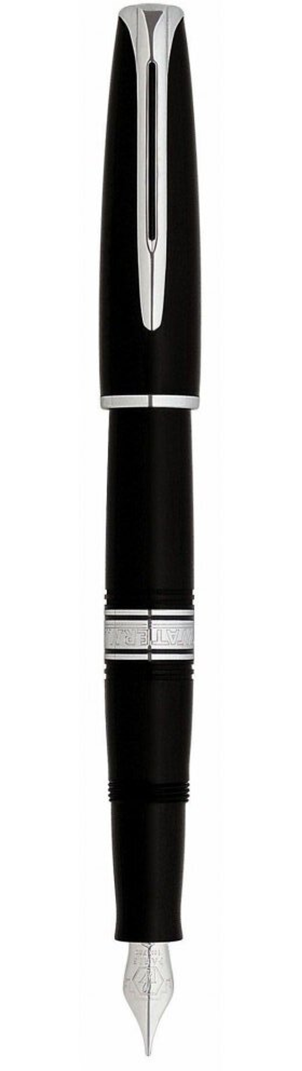 Перьевая ручка Waterman Charleston, цвет: Black/CT, перо: F (13011 F)