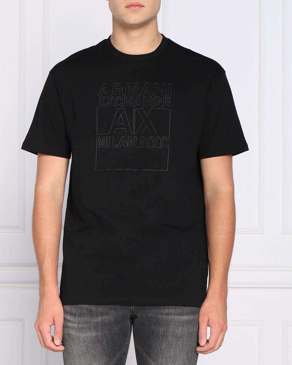 футболка Armani Exchange - черный(6LZTLA ZJGAZ)