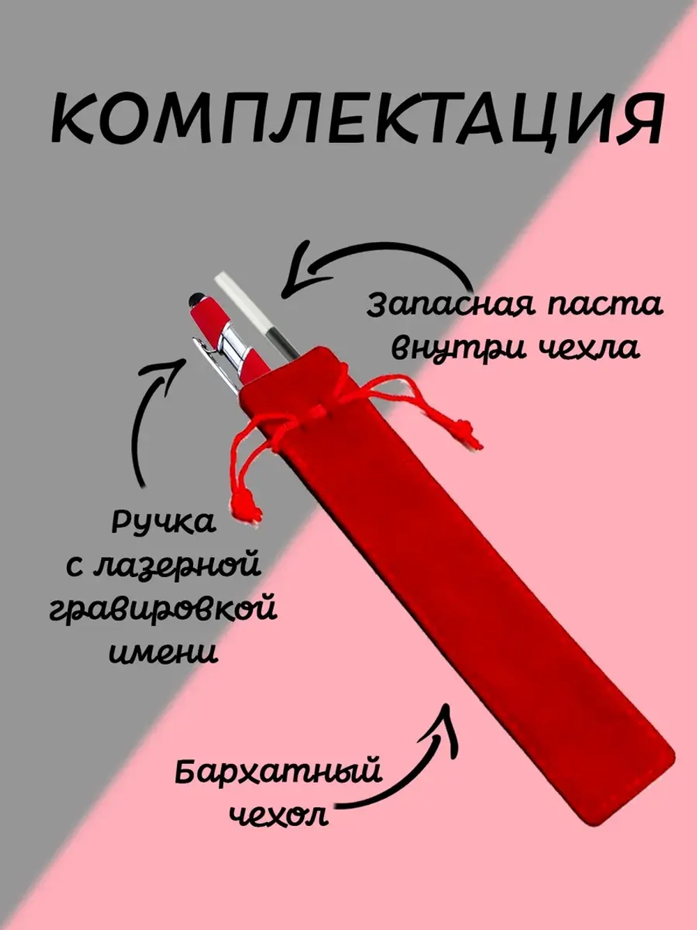 Ручка именная НА ЗАКАЗ в чехле