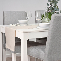 IKEA SVARTSENAP  (ИКЕА СВАРТСЕНАП)  -  Бегунок, натуральный, 35x130 см