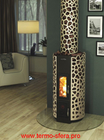 Печь дровяная отопительная ТМФ Сафари беж