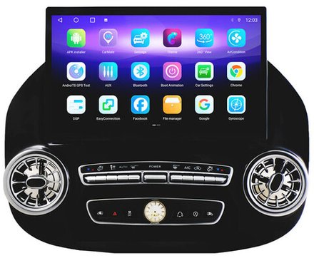 Магнитола для Mercedes-Benz Vito 2014+ - Parafar PF477L13 монитор 13.3", Android 10, 8Гб-128Гб, SIM-слот