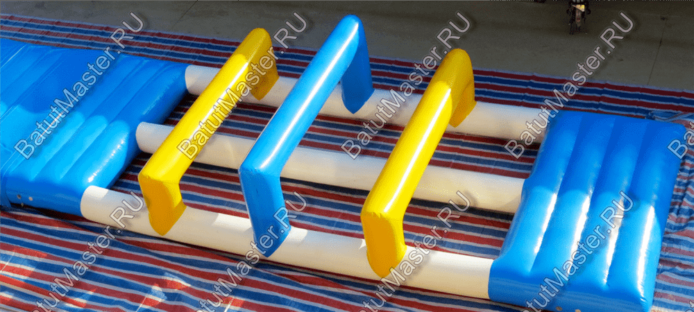 Модуль водного парка «Бревно с препятствием», 11×2×2 м