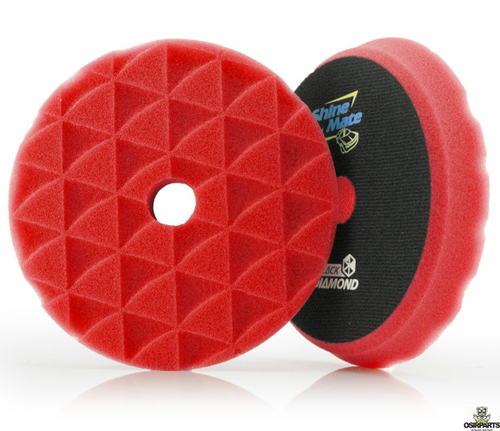 Shine Mate 34117-7  Полировальный круг диамонд (с сотами) мягкий красный 150 мм (Мягкий по  жесткости / ротор или эксце