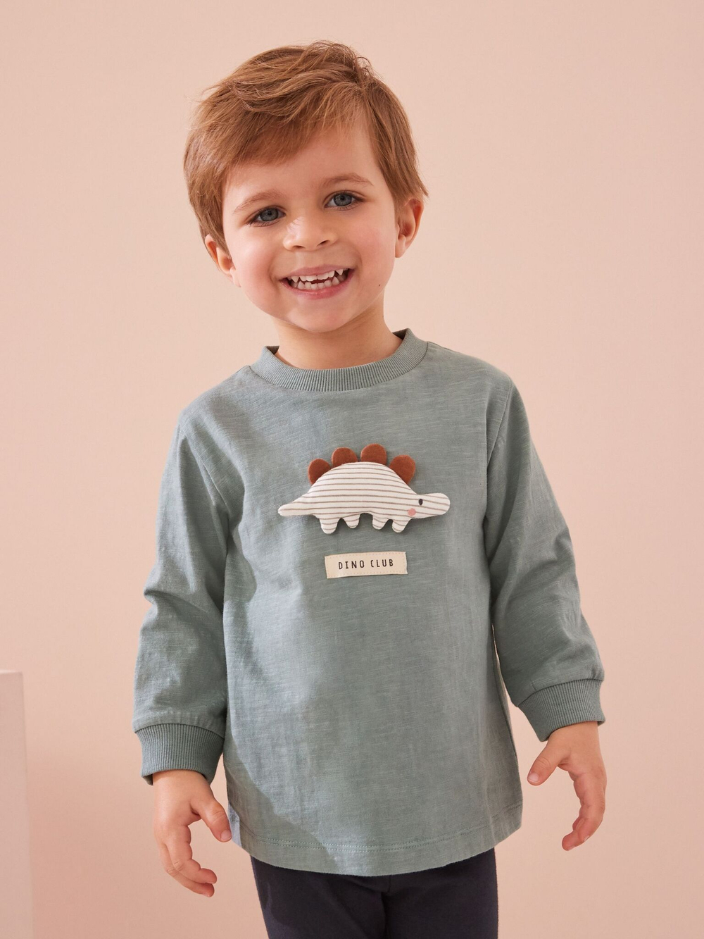 Лонгслив и легинсы в комплекте для мальчика Next 650-024, Зеленый, Черный