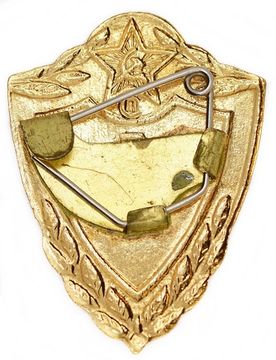 Знак нагрудный "Армейская классность - 1 класс" СССР, булавка