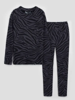 Черный костюм для девочки осенний