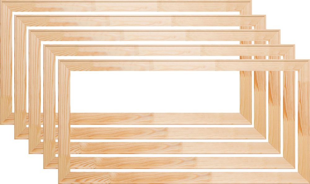 Глухой подрамник 40x95 см. (с перекладиной) сеч. 40х18 мм. (5 штук)