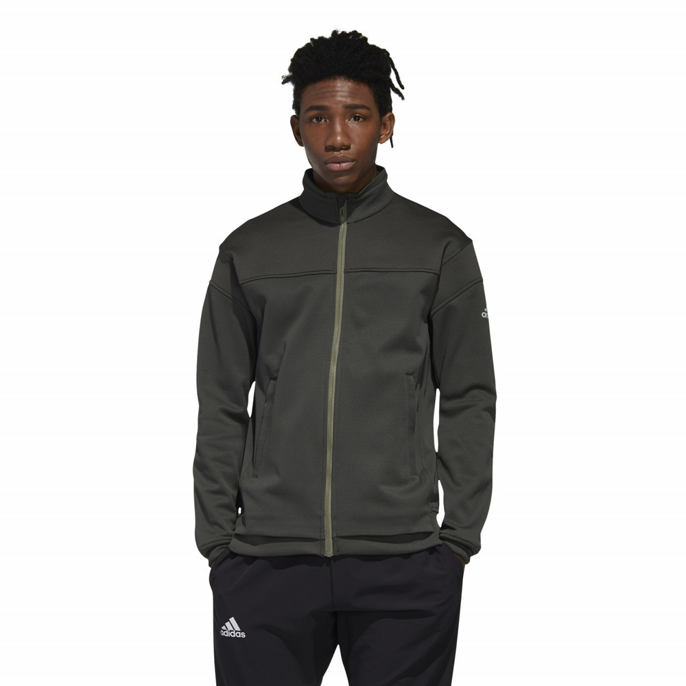 Мужская теннисная кофта Adidas M Knit Jacket - зеленый